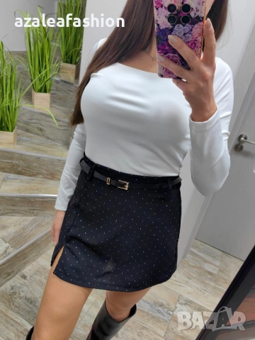 Дамски сет блуза и пола с панталонки