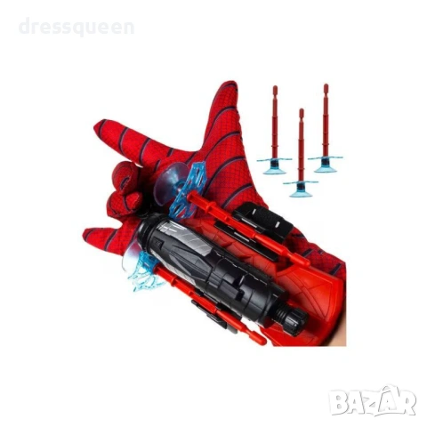 4818 Комплект изстрелвачка с вендузи и вграден фенер за малките наследници на Спайди