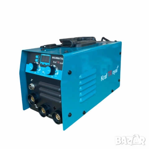 Инверторен електрожен с телоподаващо KraftRoyal – 2 в 1 MIG/MMA заваръчен апарат, снимка 4 - Друга електроника - 52060329