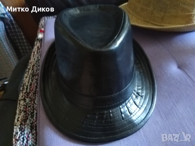 Бомбе естествена кожа и бомбе тип сламено размер 58 нови, снимка 8 - Шапки - 42166766