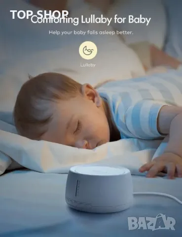 Машина за бял шум Roffie N500 White Noise Machine, снимка 5 - Детски нощни лампи - 48632916