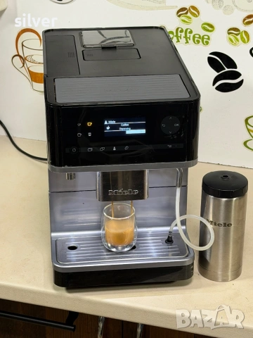 Кафемашина кафе автомат miele с гаранция, снимка 4 - Кафемашини - 53573809