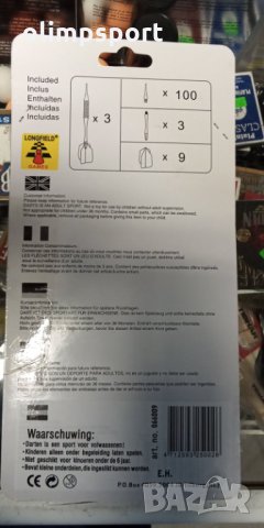 стрелички за дартс ECHOWELL ACD 3900 са пълен комплект от 3 бр. стрелички с перца и накрайници, 9 бр, снимка 2 - Дартс - 35737747