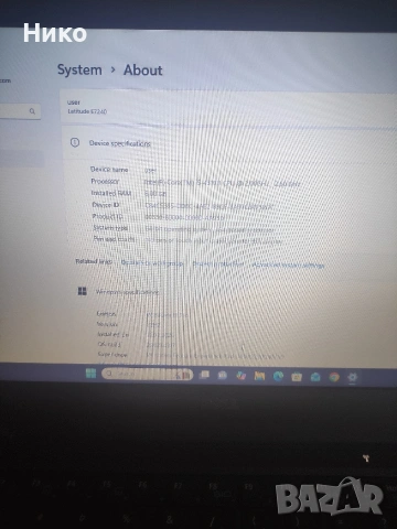 Dell latitude e7240, снимка 5 - Лаптопи за дома - 53617141