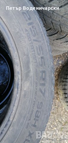Гуми 215 55 17 Нокиан Nokian 4 броя  Нов внос  Цената е за брой гума Без коментар на цената, снимка 8 - Гуми и джанти - 38927824