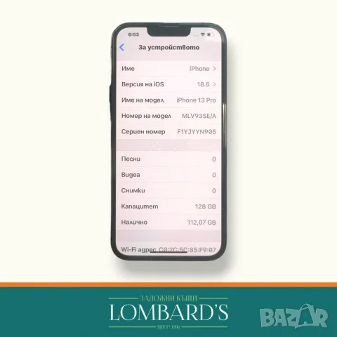 Iphone  iPhone 13 Pro 128GB 81 %, N: 3168973, снимка 2 - Apple iPhone - 55847312