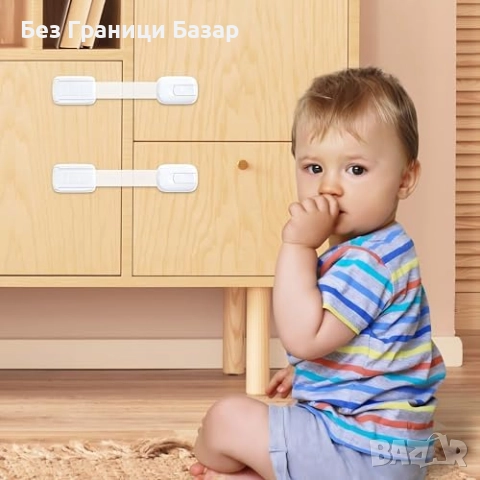 Нови Предпазни ленти за шкафове и уреди за защита на деца – 8 броя, снимка 7 - Други стоки за дома - 52219995