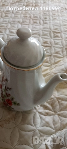порцеланов чайник , снимка 4 - Сервизи - 51669444