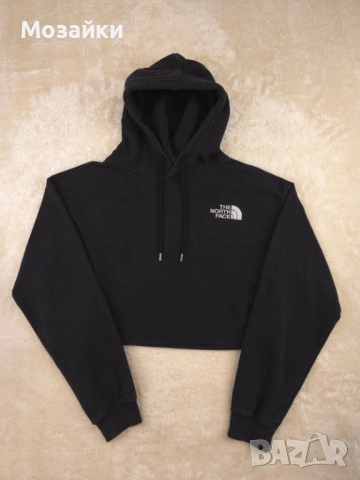 The North Face cropped худи дамско употребявано, размер S, черно
