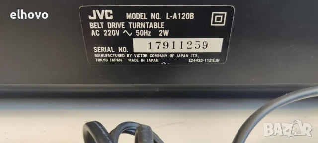 Грамофон JVC L-A120A, снимка 6 - Грамофони - 51365400