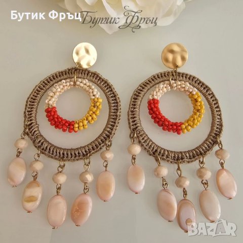 Обеци Дейзи, снимка 3 - Обеци - 41067693