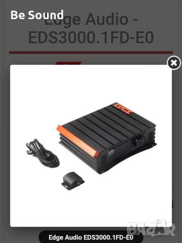  Усилвател Моноблок 3к EDGE EDS 3000.1 FD , снимка 6 - Ресийвъри, усилватели, смесителни пултове - 41772554