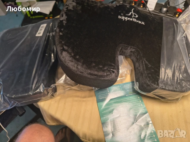 Възглавница за опашна кост Supportiback Premium - Ортопедична възглавница за седалка кола/офис/дом

, снимка 3 - Други стоки за дома - 50693958