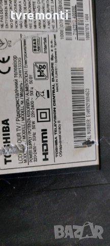 MAIN BOARD, 17MB95S-1 for ,Toshiba 24W1333G for 24inc DISPLAY V236BJ1-LE2 Rev.CA, снимка 7 - Части и Платки - 42018381