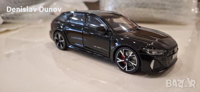 Ауди Audi RS6 1:32 отваряеми врати, капак, светещи фарове и стопове, снимка 12 - Коли, камиони, мотори, писти - 51210470