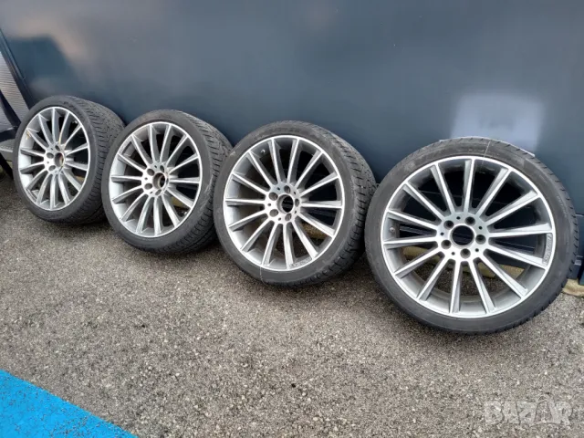 4x Оригинални OEM Джанти AMG 19 Спорт Пакет за Mercedes с летни гуми ДОТ 08/21 Pirelli P Zero 7 мм. , снимка 5 - Гуми и джанти - 44863551