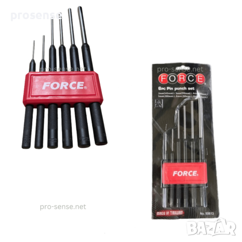 Комплект избивачи пробои 2-8мм 6 броя FORCE 50613, снимка 2 - Аксесоари и консумативи - 35550632