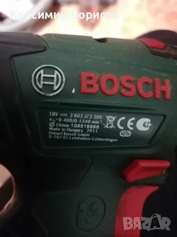 Винтоверт Bosch psr 18 LI - 2 , снимка 6 - Други машини и части - 48459902