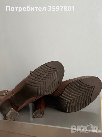 Дамски кожени ботуши/Robert Lenzi/, снимка 5 - Дамски ботуши - 44175064