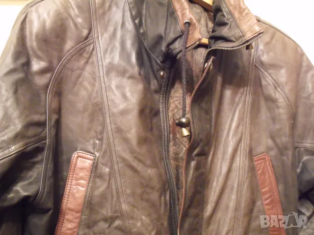 Мъжко яке от качествена естествена кожа, снимка 2 - Якета - 49227146