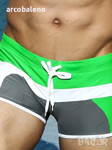 Мъжки модни бански шорти в контрастни цветове, 3цвята , снимка 8 - Бански - 41450342