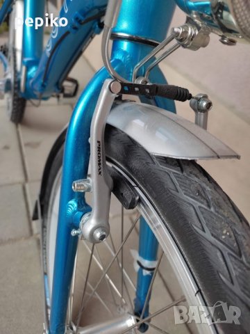Продавам колела внос от Германия алуминиев сгъваем велосипед PONY SPORT 20 цола  SHIMANO STURMEY ARC, снимка 15 - Велосипеди - 33912226