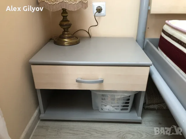 Легло с матраци и шкафчета, снимка 5 - Спални и легла - 56375844