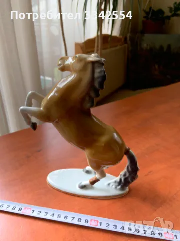 ПОРЦЕЛАН ФИГУРА СТАТУЕТКА ОТ РАННИЯ СОЦ МАРКИРОВКА, снимка 3 - Други ценни предмети - 50054284