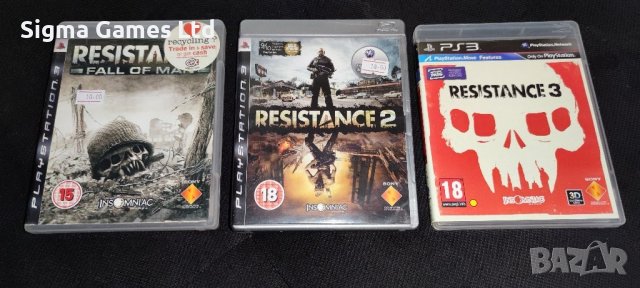 PS3-Resistance-1-2-3, снимка 1 - Игри за PlayStation - 41720629