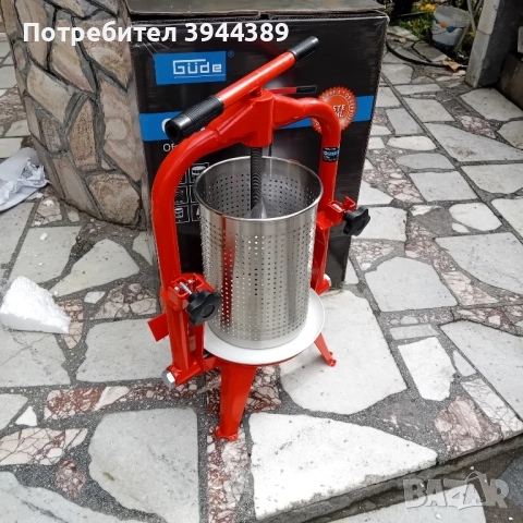 преса за грозде , снимка 3 - Други стоки за дома - 52367375