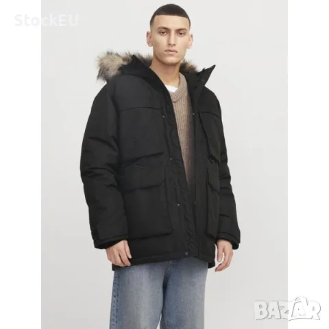 Яке Jack and Jones 3XL Парка с качулка Мъжко яке Есенно Зимно яке