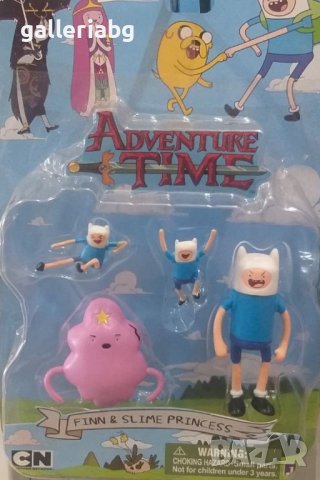 Комплект фигурки на Време за приключения (Adventure Time), снимка 1 - Фигурки - 41641787