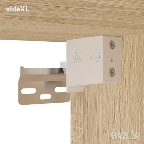 vidaXL Висок шкаф, сонома дъб, 34,5x34x180 см, инженерно дърво, снимка 8 - Бюфети - 56146731