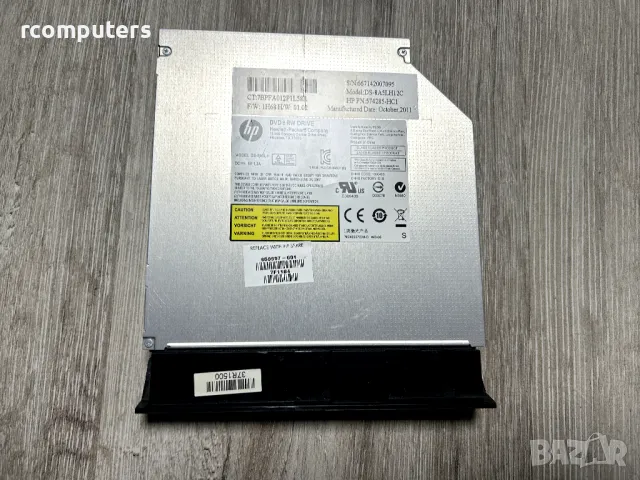 CD - DVD drive 12.5 mm SATA DS-8A5LH12C - 640209-001 for HP Pavilion G7-1135SF, снимка 1