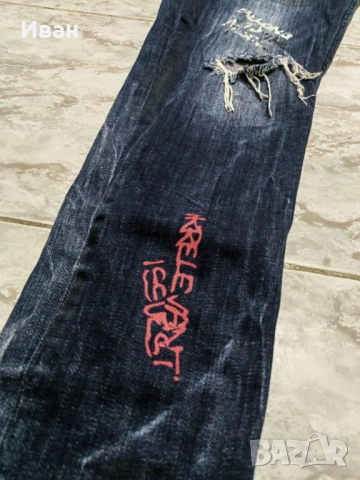 Дънки Zara -размер 34 , снимка 5 - Дънки - 51908947