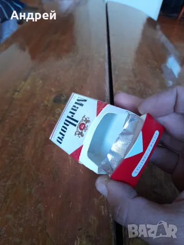 Стара кутия от цигари Marlboro #2, снимка 7 - Колекции - 49468836