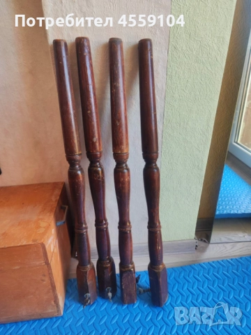 Струговани крака за маса, снимка 8 - Маси - 52976415