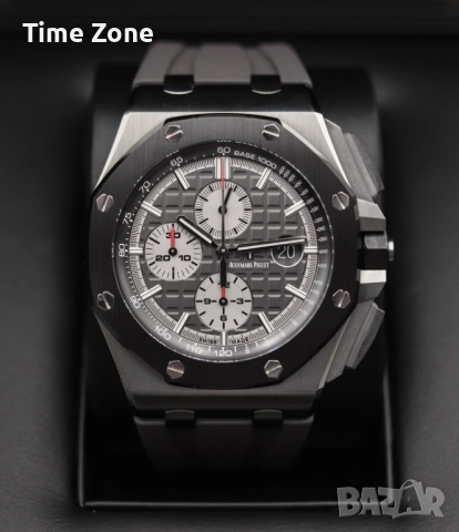 Audemars Piguet Royal Oak Offshore Chronograph 43mm Steel Black Ceramic Bezel Различни Варианти, снимка 14 - Мъжки - 52998471