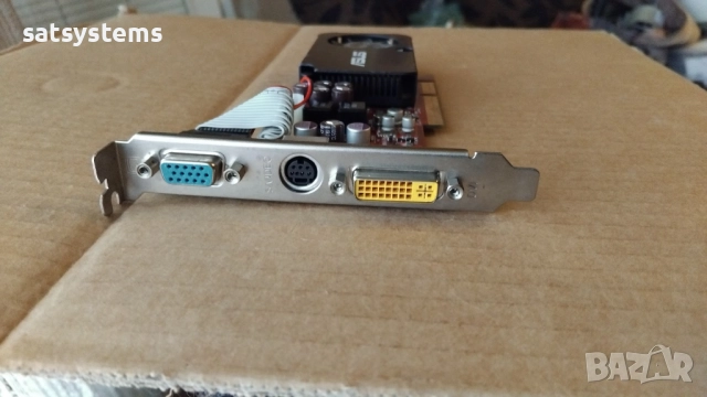 Видео карта ATi Radeon Asus AH3450 256MB GDDR2 64bit AGP, снимка 2 - Видеокарти - 52184889