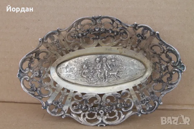 Сребърна фруктиера, снимка 2 - Други ценни предмети - 49862320