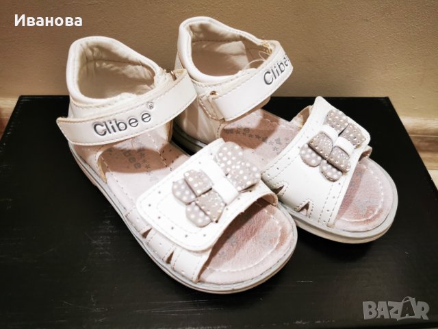 Детски сандали бели за момиче номер 25 , снимка 1 - Детски сандали и чехли - 40059050