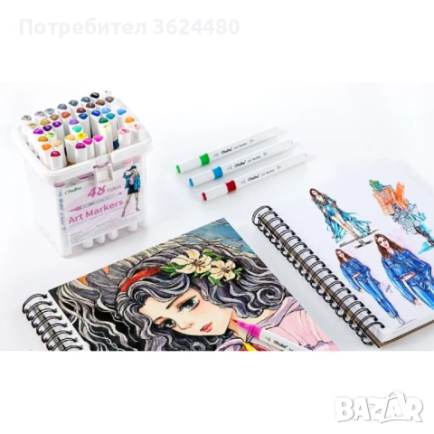 Комплект Маркери На Алкохолна Основа 4724, снимка 6 - Рисуване и оцветяване - 52553252