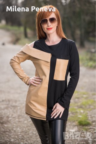 Туника със кожа, снимка 8 - Туники - 44302746