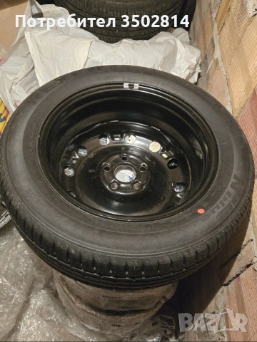 Пълно размерна нова гума с джанта 5х100 185 60/15 , снимка 4 - Гуми и джанти - 53812478
