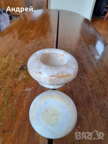 Стара мраморна кутия за бижута #7, снимка 3 - Други ценни предмети - 53243774