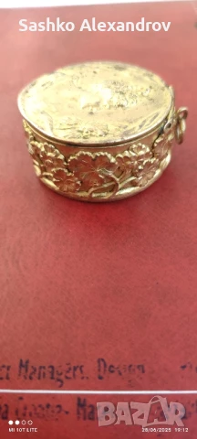 Кутийка - медальон за енфие P. de Bryk, снимка 9 - Антикварни и старинни предмети - 50868068