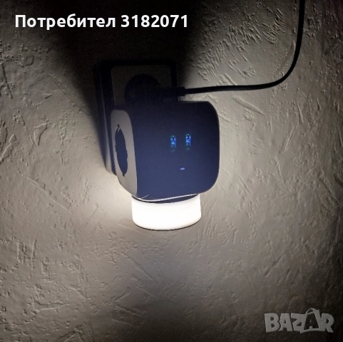 Разклонител тип "КУБ",с нощна лампа , снимка 8 - Други - 52059922