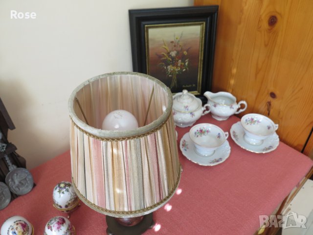 Стара, немска ,настолна лампа, снимка 8 - Настолни лампи - 41367419