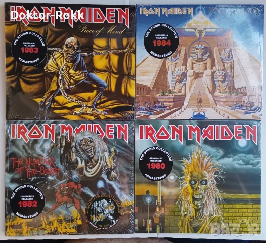 Iron Maiden - оригинални запечатани дискове