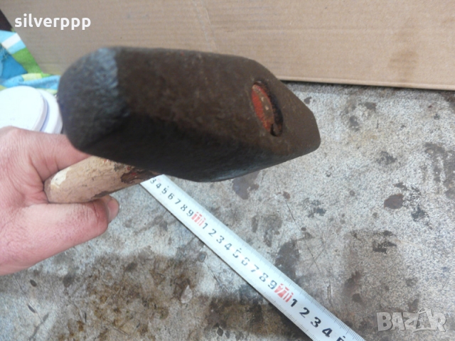  Стар железнечарски чук , снимка 4 - Антикварни и старинни предмети - 36092711